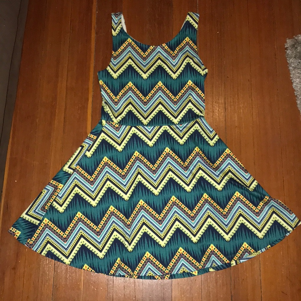 H&M tribal print dress